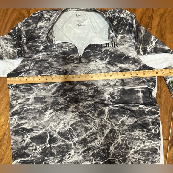 Huk Elements Icon 1/4 Zip Shirt - Picture 3 of 6